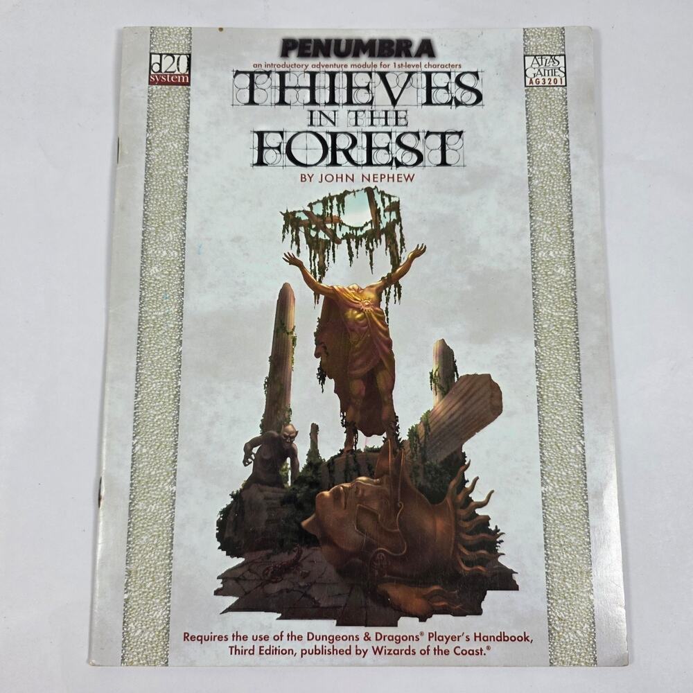 Penumbra Thieves in the Forest D20 D&D 3rd Edition RPG Module AG3201 2000